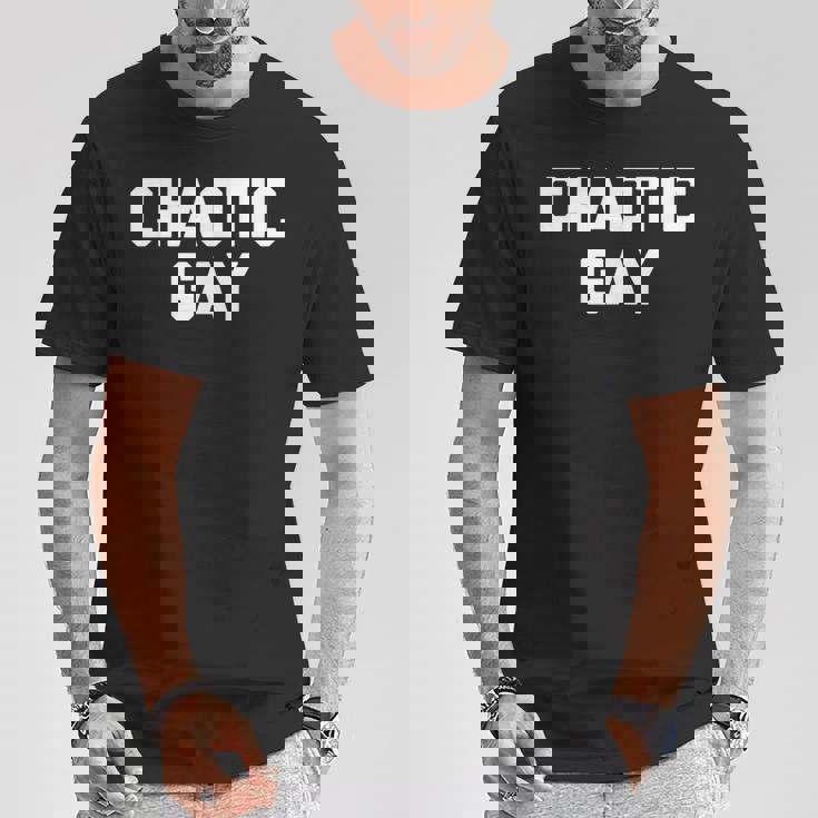 Chaotic Gay 面白い ゲイプライド ユーモア Lgbtq Gay Tシャツ 面白い贈り物