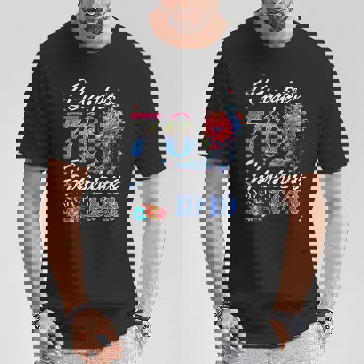 Chapter 76 Fabulousince 1949 76Th Birthday Queen Diamond Tシャツ 面白い贈り物