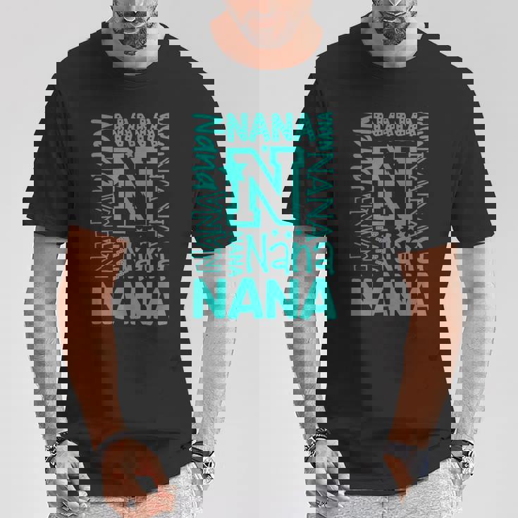 Cheery Nana Grandma レタープリント Tシャツ 面白い贈り物