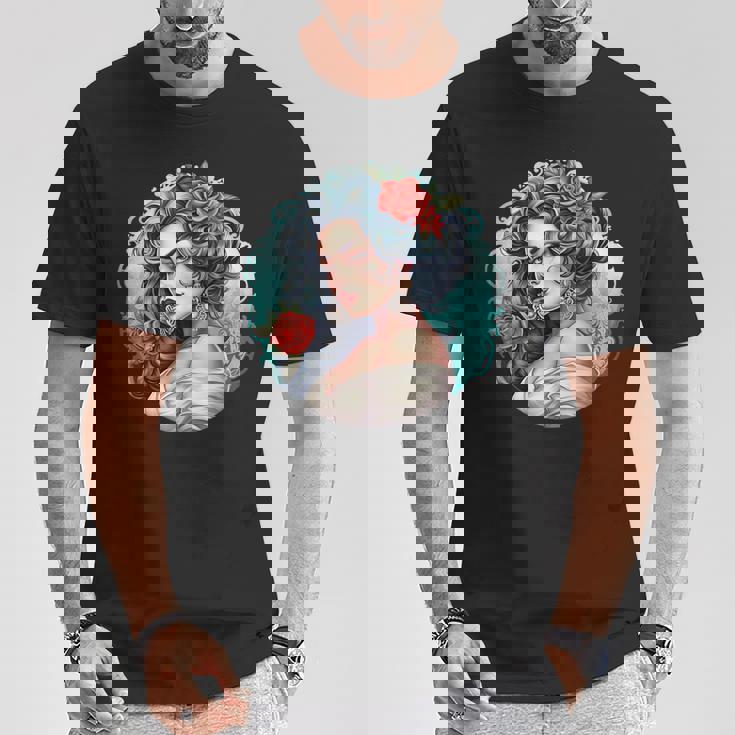 Chicano Girl メキシコ系アメリカ人 シカーノ ヒスパニック ラティーナ Tシャツ 面白い贈り物