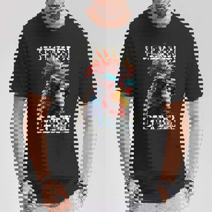 Chicken Daddy チキンパパ ニワトリ お父さん 農家 養鶏場 父の日 Tシャツ 面白い贈り物