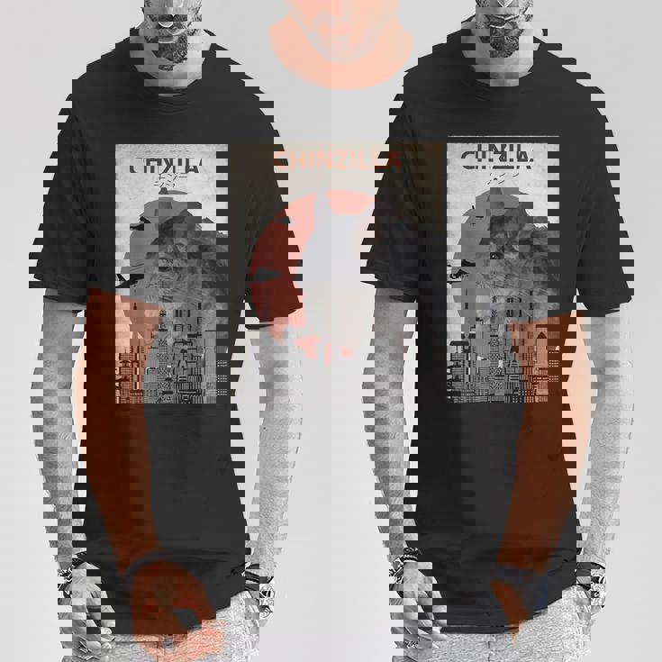 Chinzilla おもしろチンチラtシャツ Tシャツ 面白い贈り物