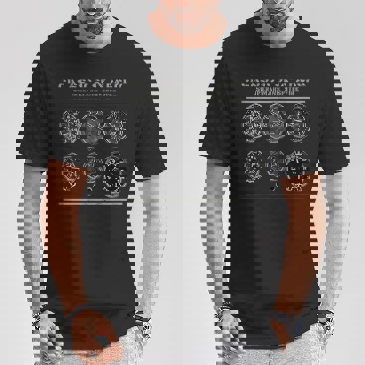 Cockpit Instruments シックスパック スピットファイアーファイター Ww2 Tシャツ 面白い贈り物