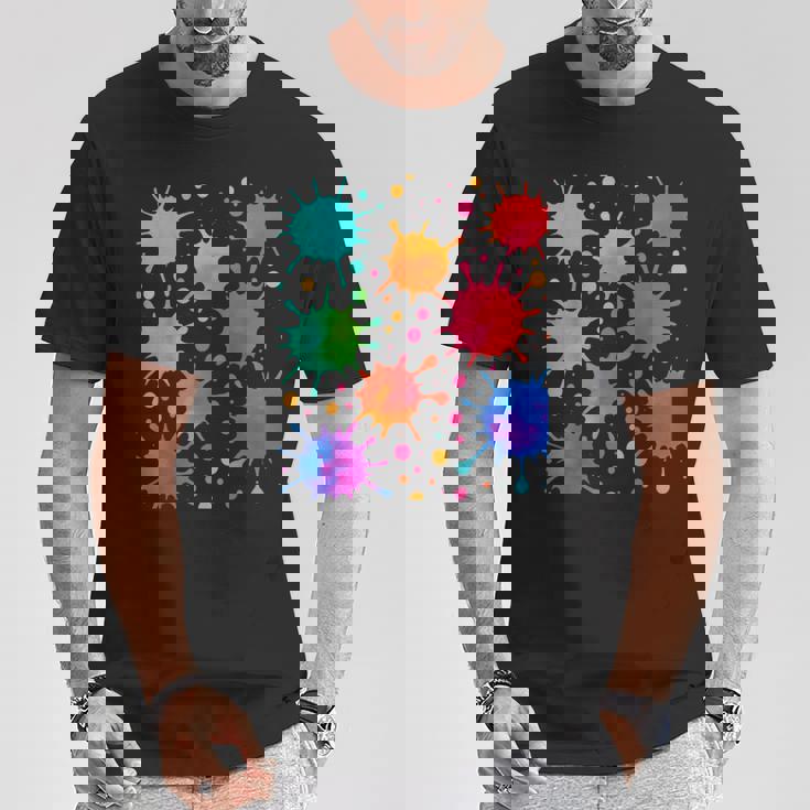 Colorplash アートtシャツ Tシャツ 面白い贈り物