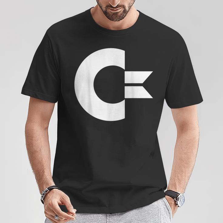 Commodore C64 Letra Mayúscula Muy Grande Camiseta unisex Regalos divertidos