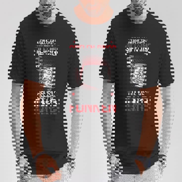 メンズ Coole Opas Funken アマチュア無線機 アマチュア無線機 Tシャツ 面白い贈り物