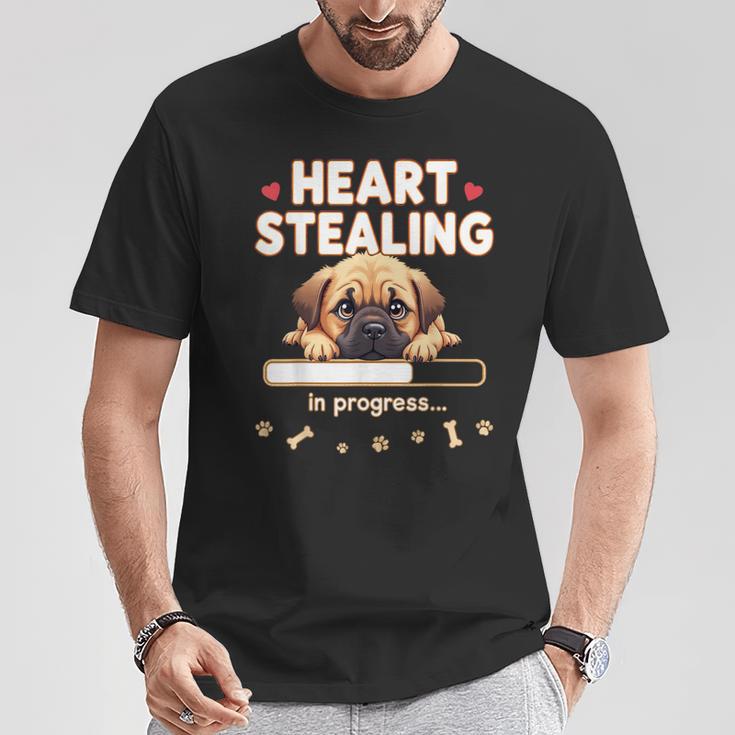 Corazón Bullmastiff Perro Divertido Regalo Bullmastiff Cachorro Camiseta unisex Regalos divertidos