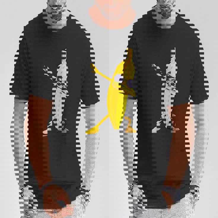 Dabbing バナナ ハワイアン トロピカル フルーツ好き 男性 女性 キッズ Tシャツ 面白い贈り物