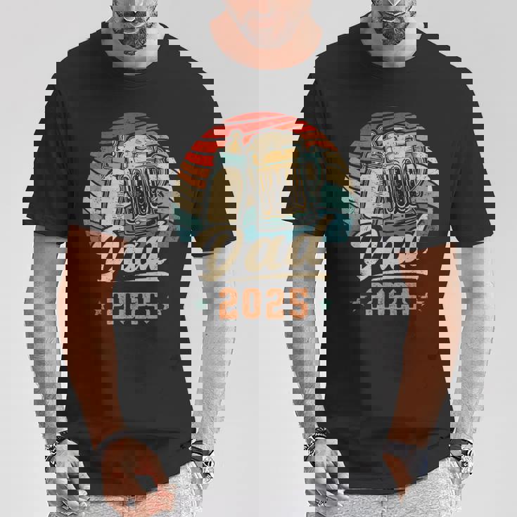 Dad 2025 年のパパ 初めての父の日 若いパパ 新しいパパ Tシャツ 面白い贈り物