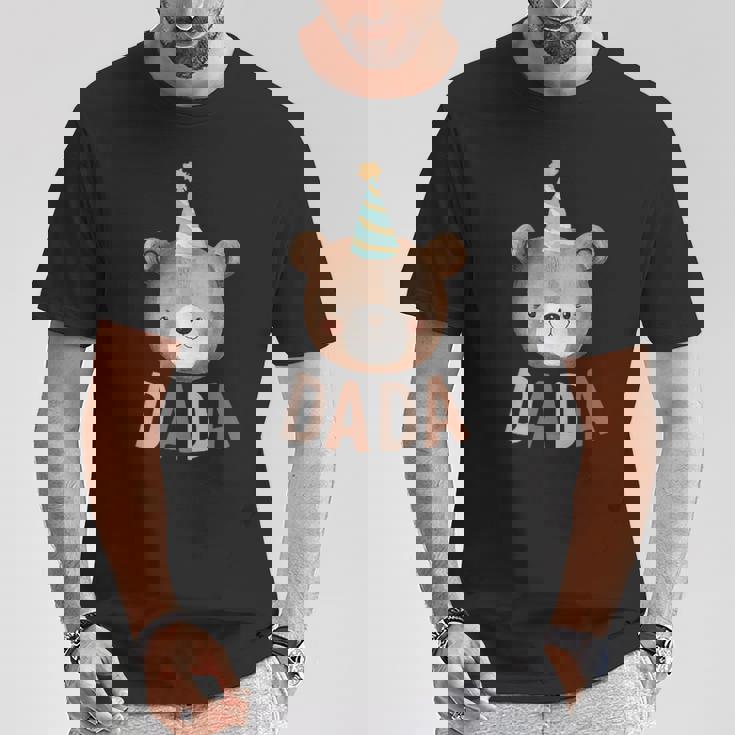 Dada Teddy Bear 1St Birthday Boy Girl Family Matching Party T-Shirt Personalized Gifts