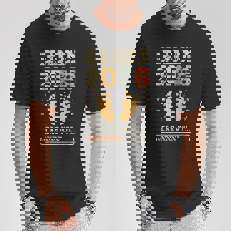 Daddy 2026 Anuncio De Embarazo Dad To Be Camiseta unisex Regalos divertidos