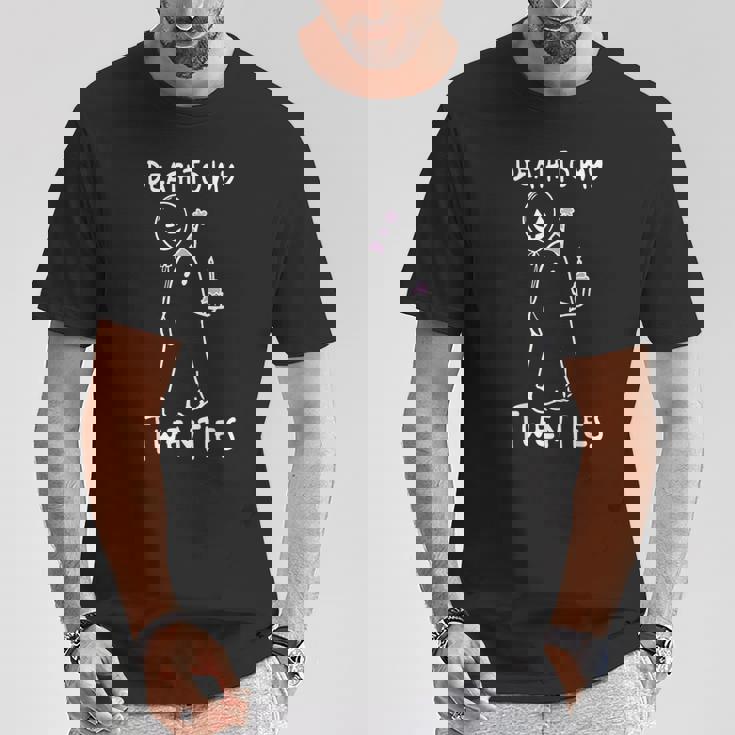 Death To My Twenties RIP 20代 30歳の誕生日 Tシャツ 面白い贈り物