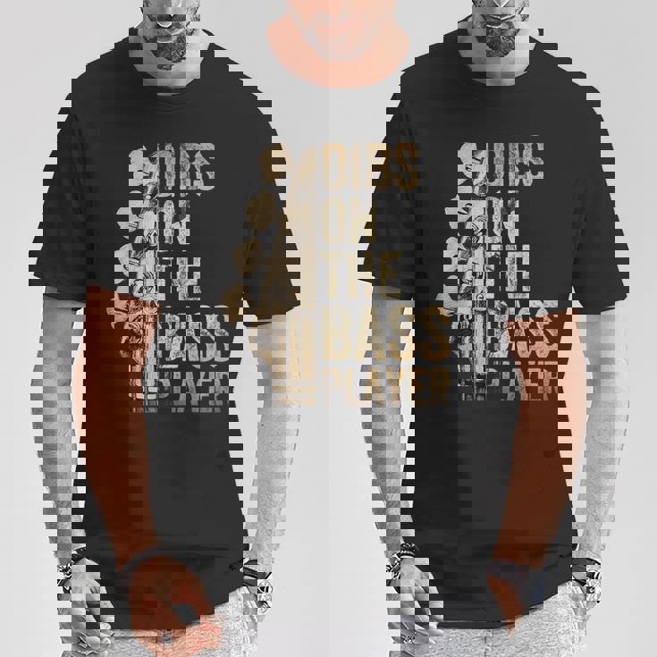 Dibs On The Bass Player ギターミュージシャン Tシャツ 面白い贈り物