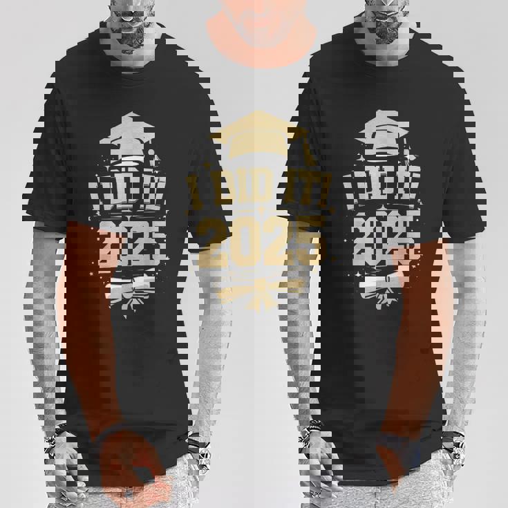 I Did It Graduate 2025 2025年卒業クラス Tシャツ 面白い贈り物