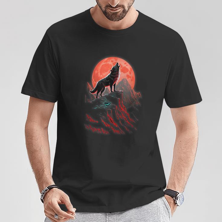 Disfraz De Lobo Para Niños Lobo Lobo Lobo Camiseta unisex Regalos divertidos