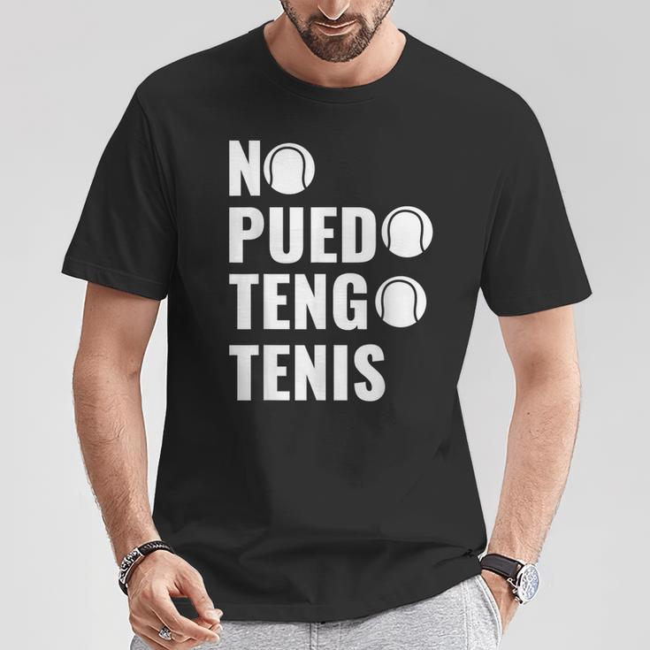 Divertido Jugadores De Tenis No Puedo Tengo Tenis Camiseta unisex Regalos divertidos