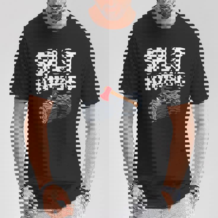 Diy 薪加工 木割り 薪割り 薪割り Tシャツ 面白い贈り物