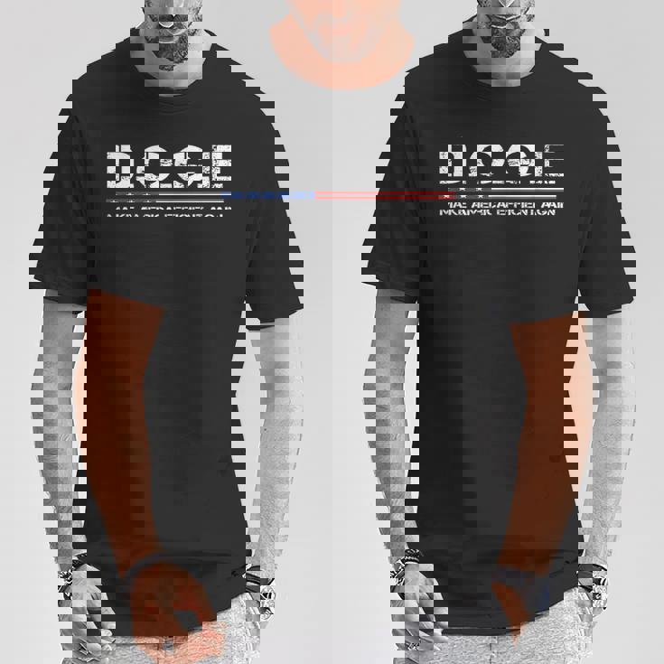 DOGE 政府効率省 Usa Tシャツ 面白い贈り物