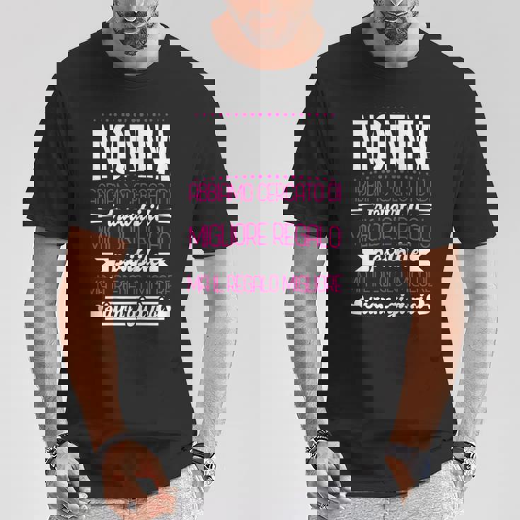 Donna Nonna Festa Della Mamma Regalo Migliore Nonna Del Mondo Maglietta Regalos divertidos