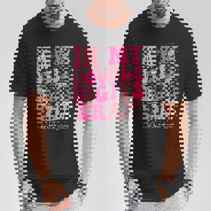 In My Double Digits Era 10Th Birthday Version Coquette Bow T-Shirt Unique Gifts