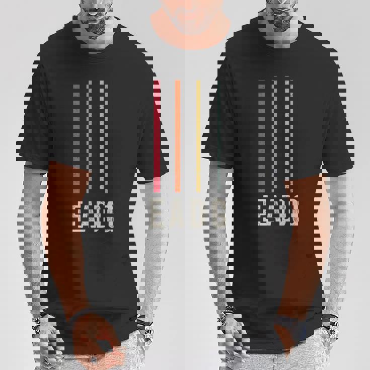 Eadg 4弦ベースギター レトロヴィンテージベースプレーヤー Tシャツ 面白い贈り物