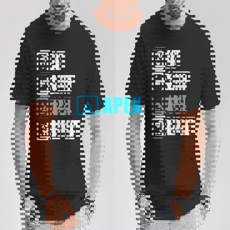 Eatleep Apex リピートシャツ 面白いモチベーションギフト Tシャツ 面白い贈り物
