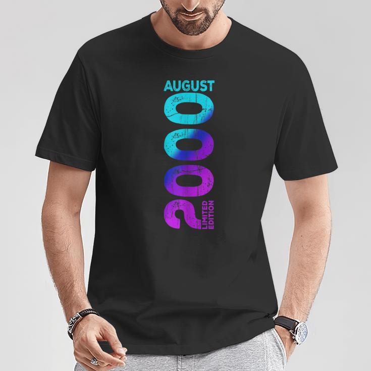 Edición Limitada Agosto 2000 Año 2000 Retro 2000 Camiseta unisex Regalos divertidos