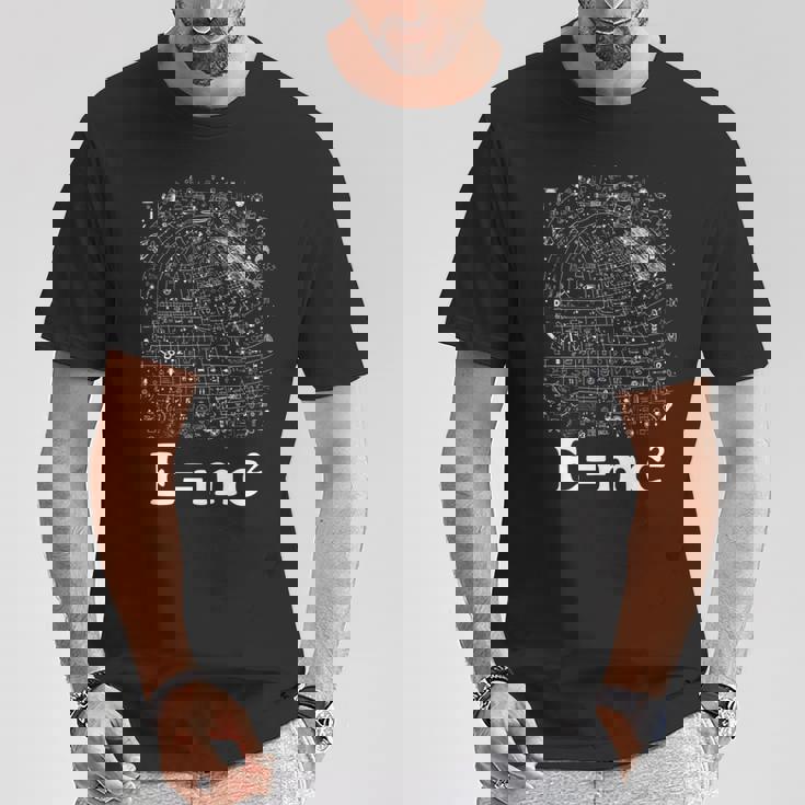 EMc2 方程式 物理学 相対性理論 数学 数学 長袖tシャツ Tシャツ 面白い贈り物