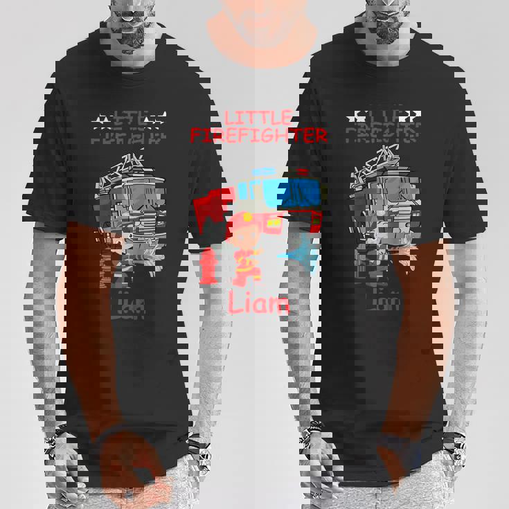 Enfant Camion De Pompiers Pour Enfants Duervice D'incendie Petit T-Shirt Cadeaux drôles