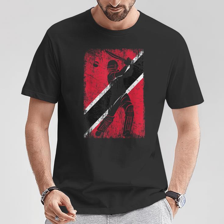 Entrenador De Jugadores De Fans De Jersey De Cricket Bandera De Trinidad Y Tobago Camiseta unisex Regalos divertidos