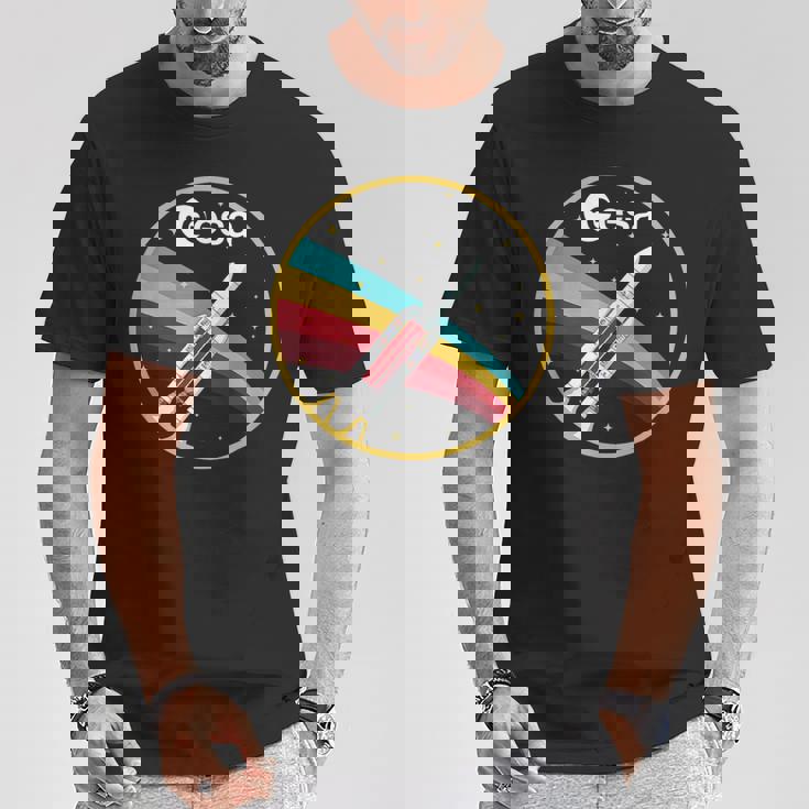 Esa 欧州宇宙機関 アリアン 5 ロケット ヴィンテージ Tシャツ 面白い贈り物