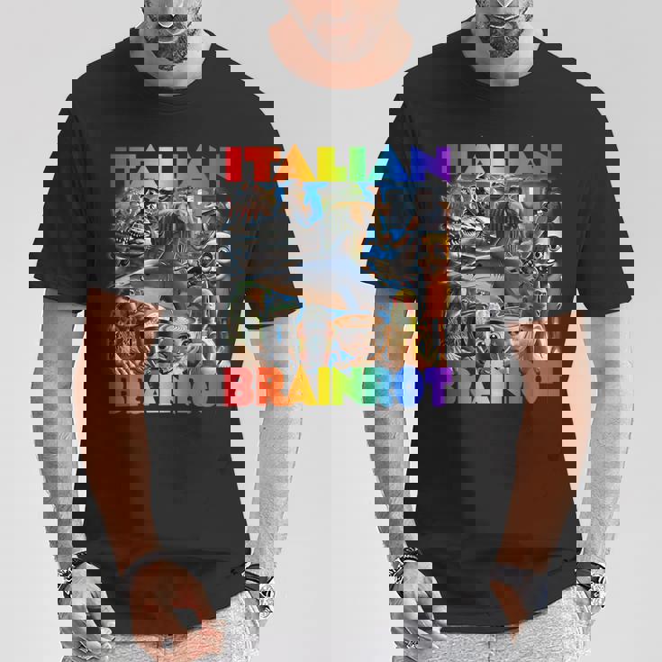 Every Italian Brainrot Meme Italian Brainrotコレクション Tシャツ 面白い贈り物