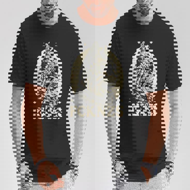 Fck Nzs かわいい猫 Tシャツ 面白い贈り物