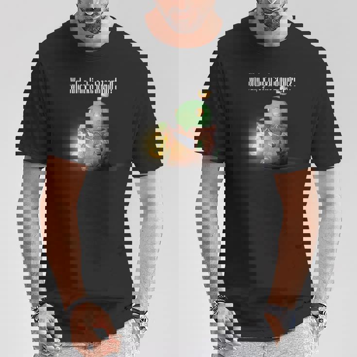 Ffxi Ff11 Mmorpg ブラッドポートはいかがですか Tシャツ 面白い贈り物