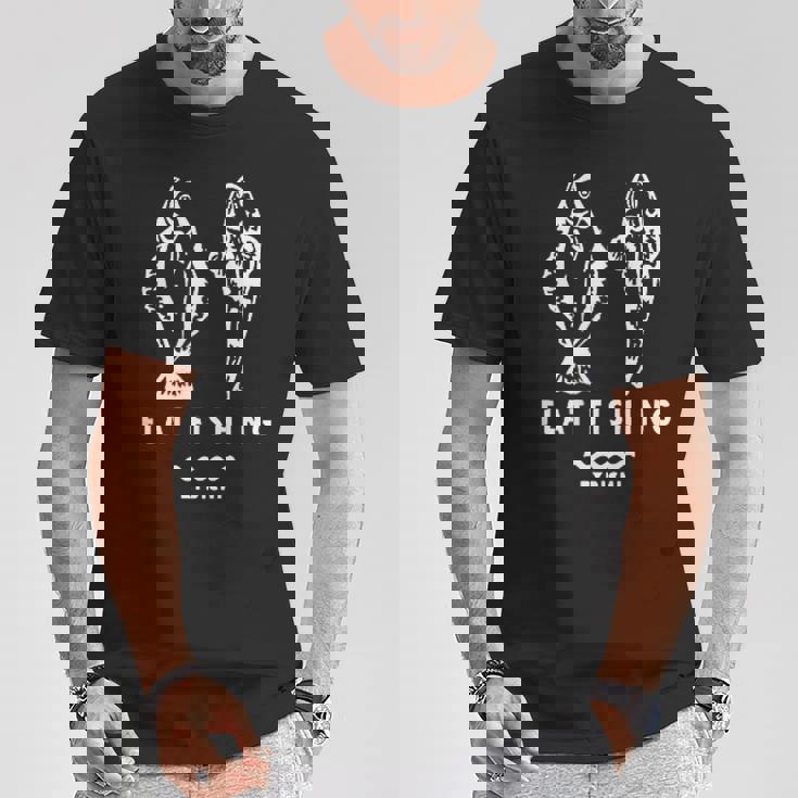 Flatfishing ヒラメ マゴチ 釣り Tシャツ 面白い贈り物