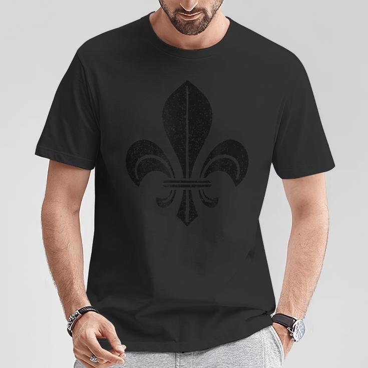 Fleur De Lisímbolo Fleur-De-Lys Heraldica Francia Camiseta unisex Regalos divertidos