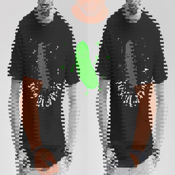 Bun Pickle-Just Dill With It Tシャツ 面白い贈り物