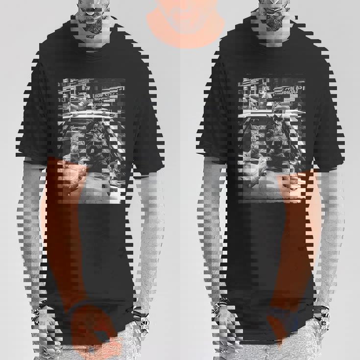 Cat Gang Meme Coolintage Humourarcastique Hommes S T-Shirt Cadeaux drôles