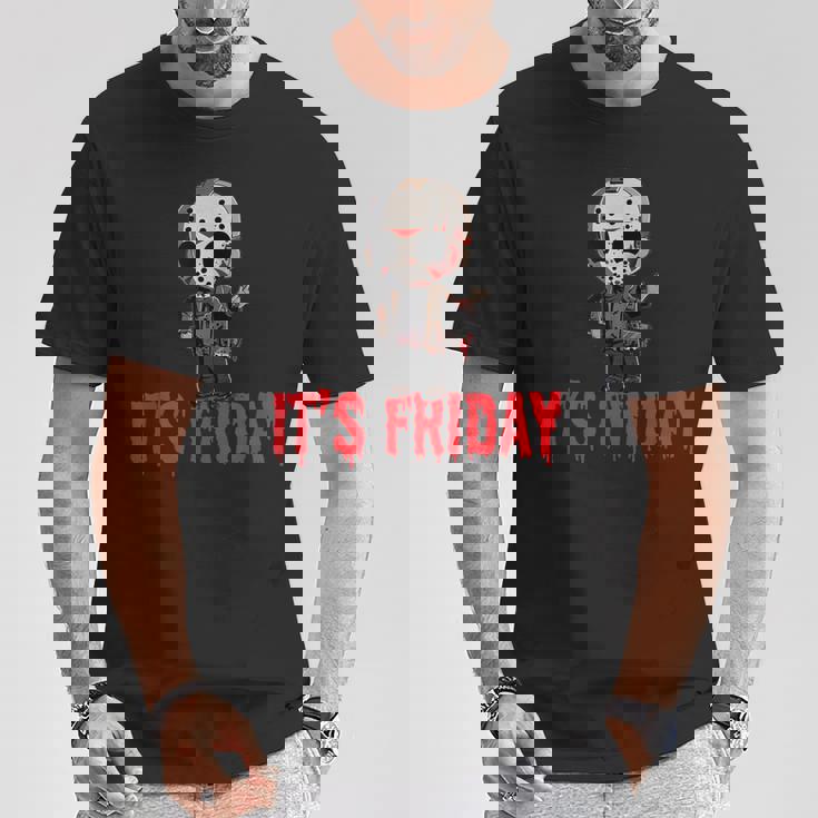 Friday 13Th ファニーハロウィンホラー Tシャツ 面白い贈り物