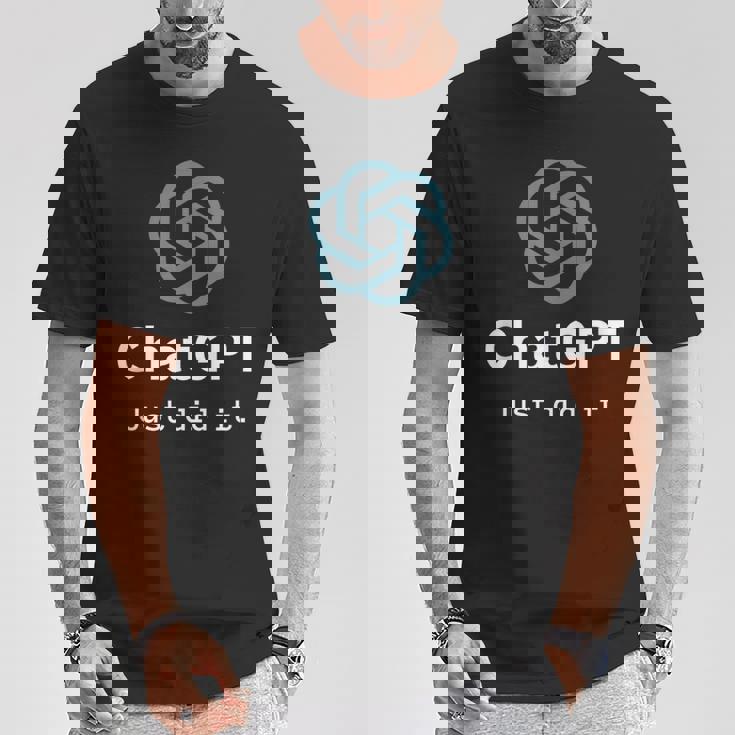 Nerd Chatgpt Just Did It デザイン Tシャツ 面白い贈り物
