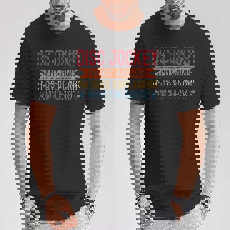 Profession Quote Disc Jockey Tシャツ 面白い贈り物