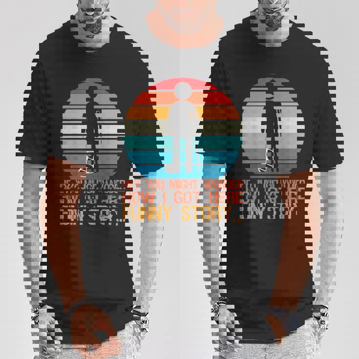 Recovery Broken Leg Get Well 衣装 怪我 足 足首 Tシャツ 面白い贈り物