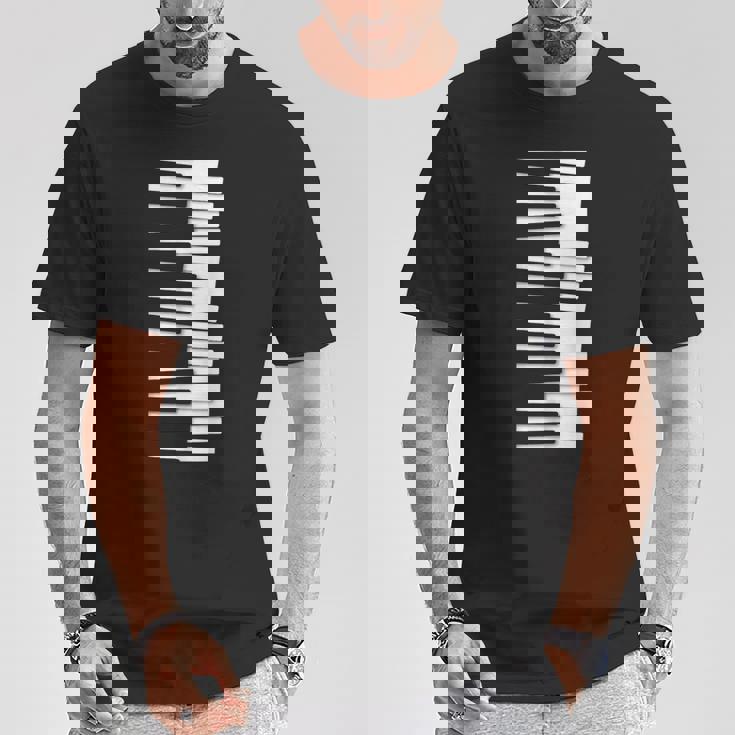 Wobbly ピアノキーボード – ピアニスト&ミュージシャンのグラフィック Tシャツ 面白い贈り物