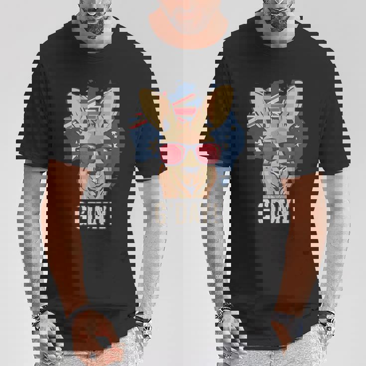 G'dayオーストラリアのお土産カンガルーギフト Tシャツ 面白い贈り物