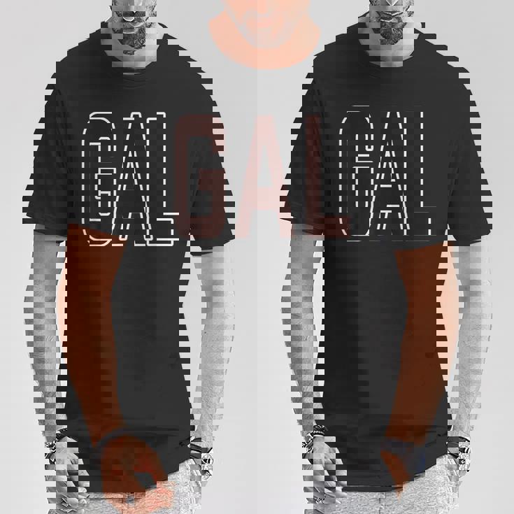 Gal ギャル【英語 文字】メッセージ 面白い デザイン Tシャツ 面白い贈り物