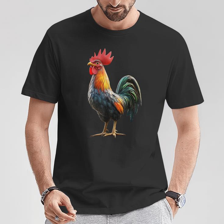 Gallo Pollo Papà Padre Pollaio Contadino Polli Maglietta Regalos divertidos