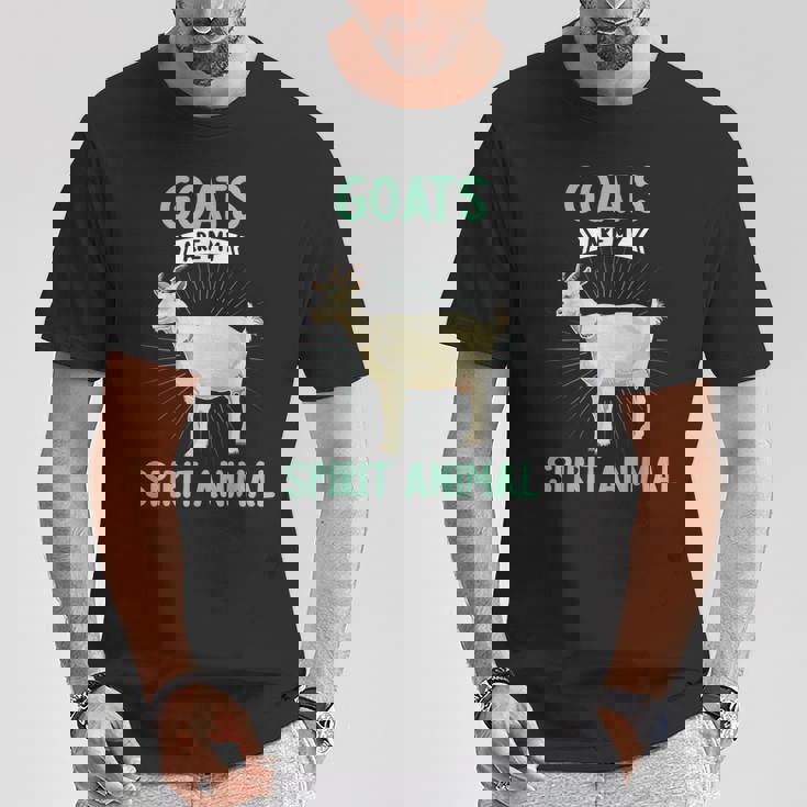 Goats Are Mypirit 動物ヤギ Tシャツ 面白い贈り物