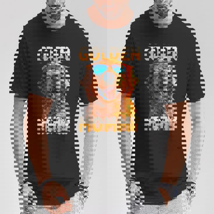 Golden Mommyゴールデン・ママ 母の日 ゴールデンレトリバー・ママ Tシャツ 面白い贈り物