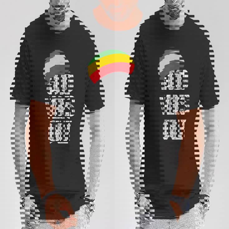 Goodibes Only レゲエ 帽子 レゲエ ラスタファリ ジャマイカ Tシャツ 面白い贈り物