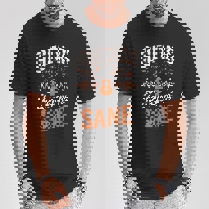 Guitars Keep Meane Pun Guitarists アコースティックギター Tシャツ 面白い贈り物